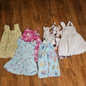 Colorful Girls' Summer Dresses Set